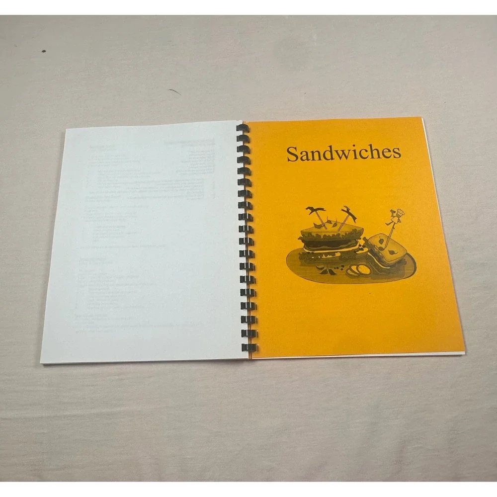 Good Friends Good Food Community Cookbook Kathy Lanz Yellow Spiral Bound Recipes